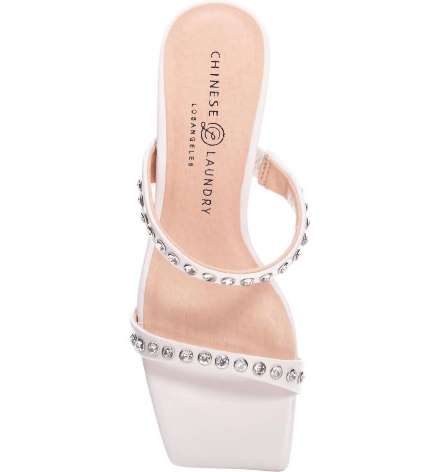 Chinese Laundry - Women's Yoyo Rhinestone Slide Sandal