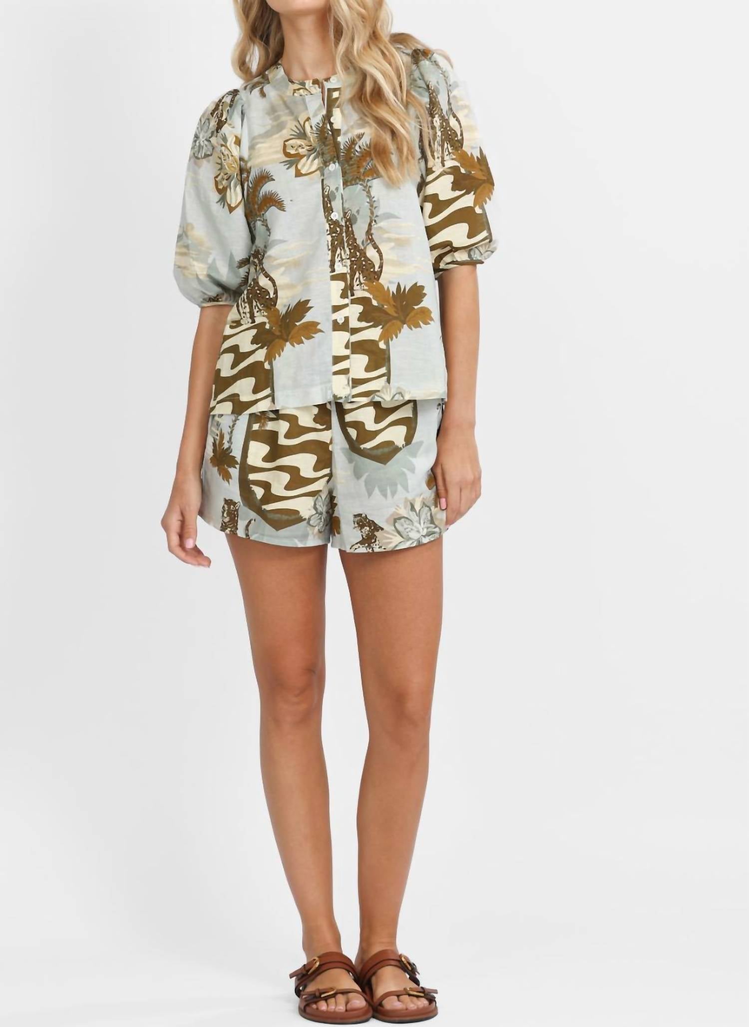 Las Surenas - Ipanema Print Inspired Short