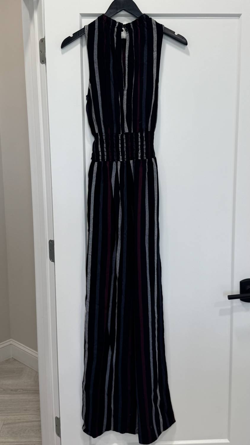 Bella Dahl - Women's Smocked Neck Tie Front Jumpsuit