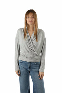 Vince - Relaxed Fixed Wrap Top