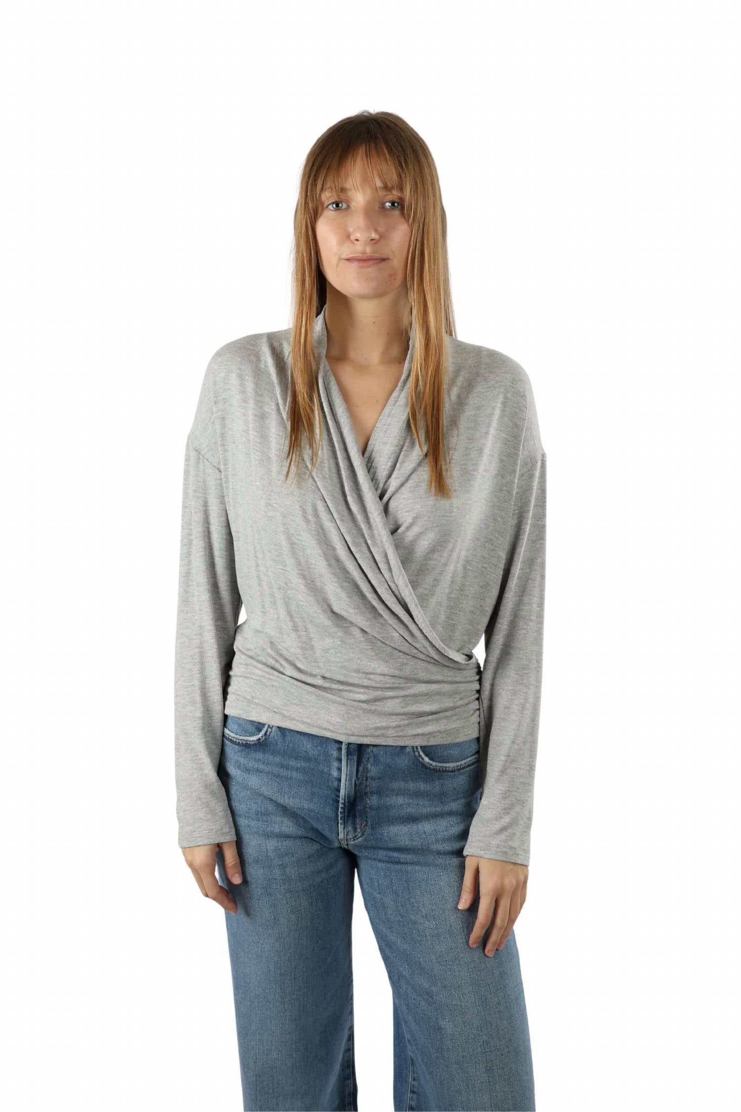Vince - Relaxed Fixed Wrap Top