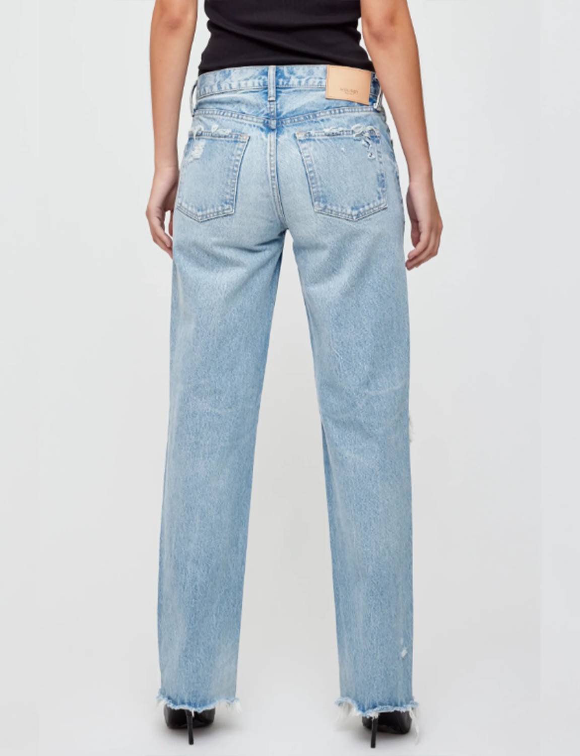 Moussy - Odessa Low Straight Jeans
