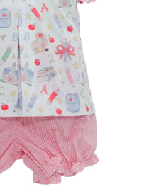 Krewe - Girl's School Days Pleat Bloomer Set