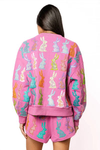 Queen Of Sparkles - Easter Bunny Sweatshorts