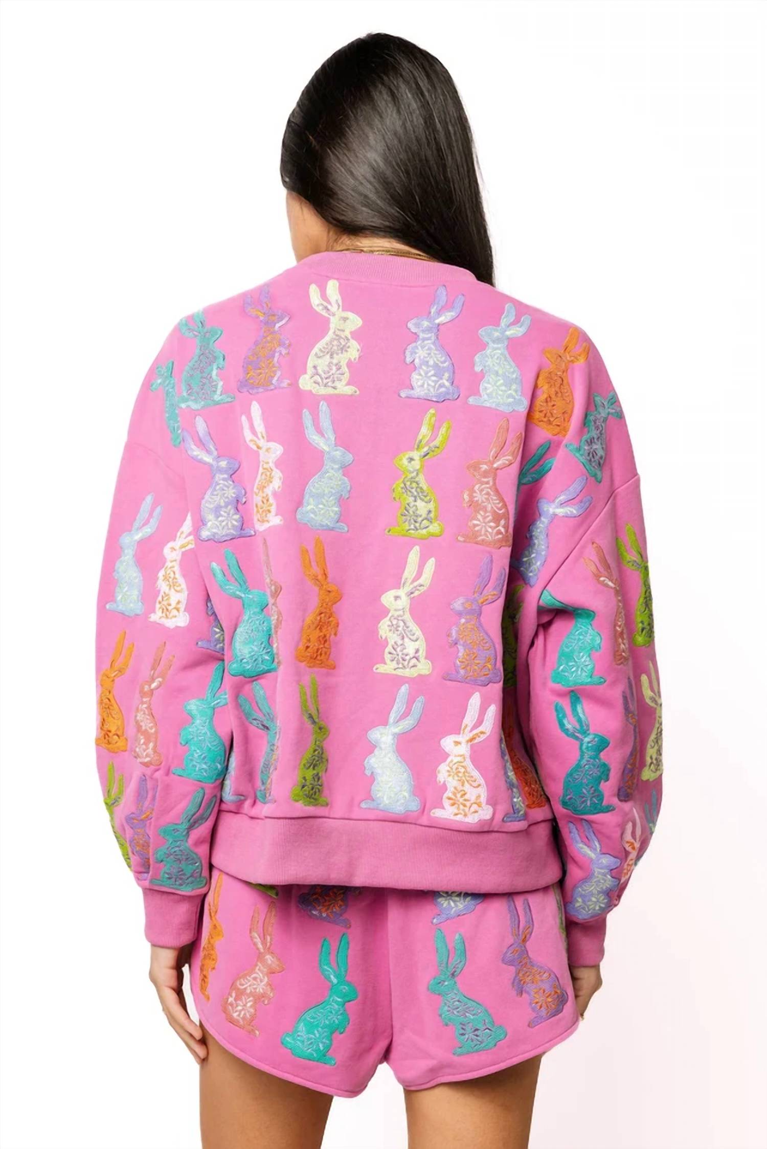 Queen Of Sparkles - Easter Bunny Sweatshorts