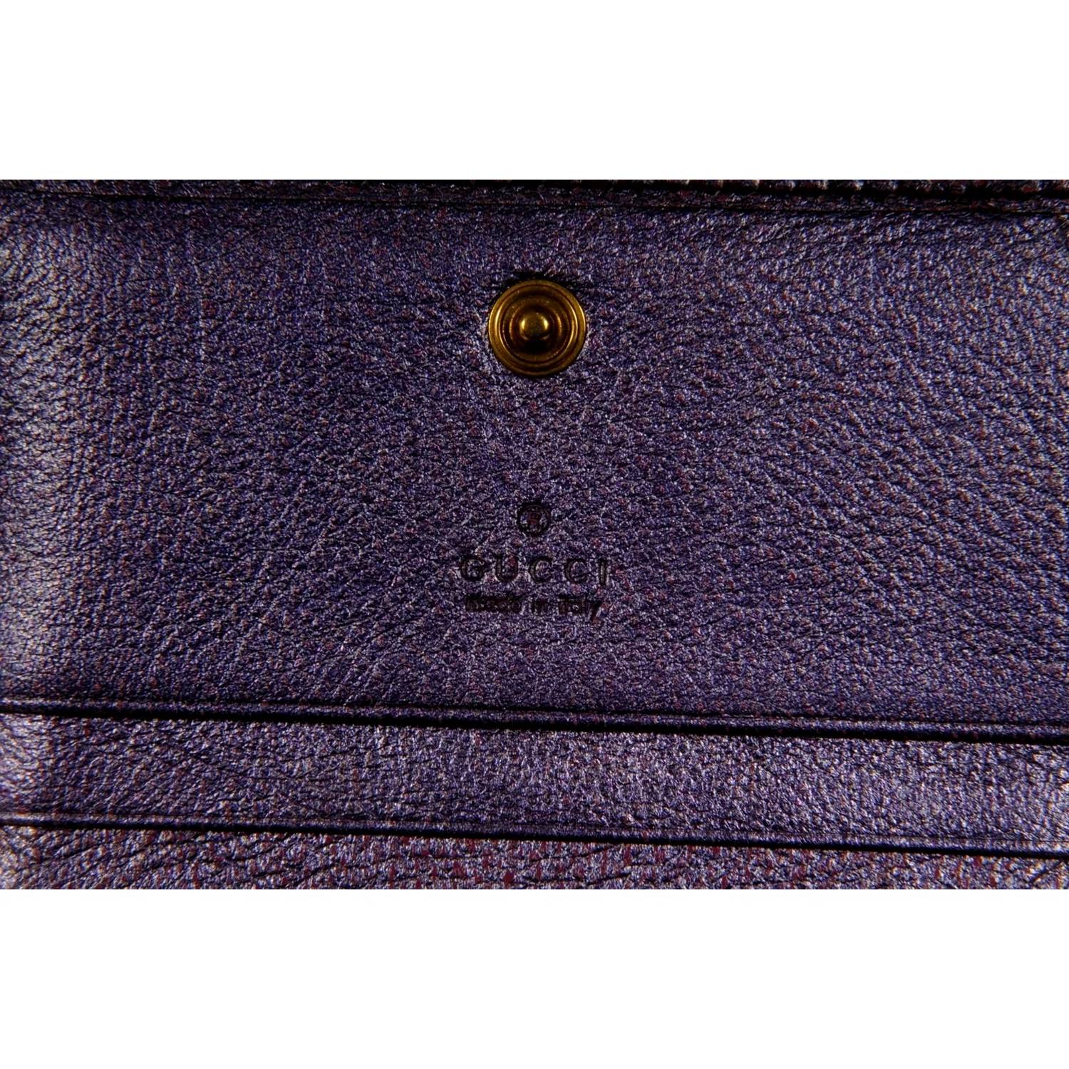 Gucci - Women's Zumi Nappa Trapunata Quilted Card Case Wallet