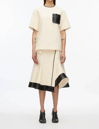 3.1 Phillip Lim - Fringe Tweed Tee