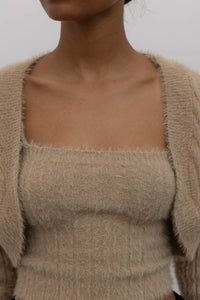 Collective - Fuzzy Bolero Cardigan Set