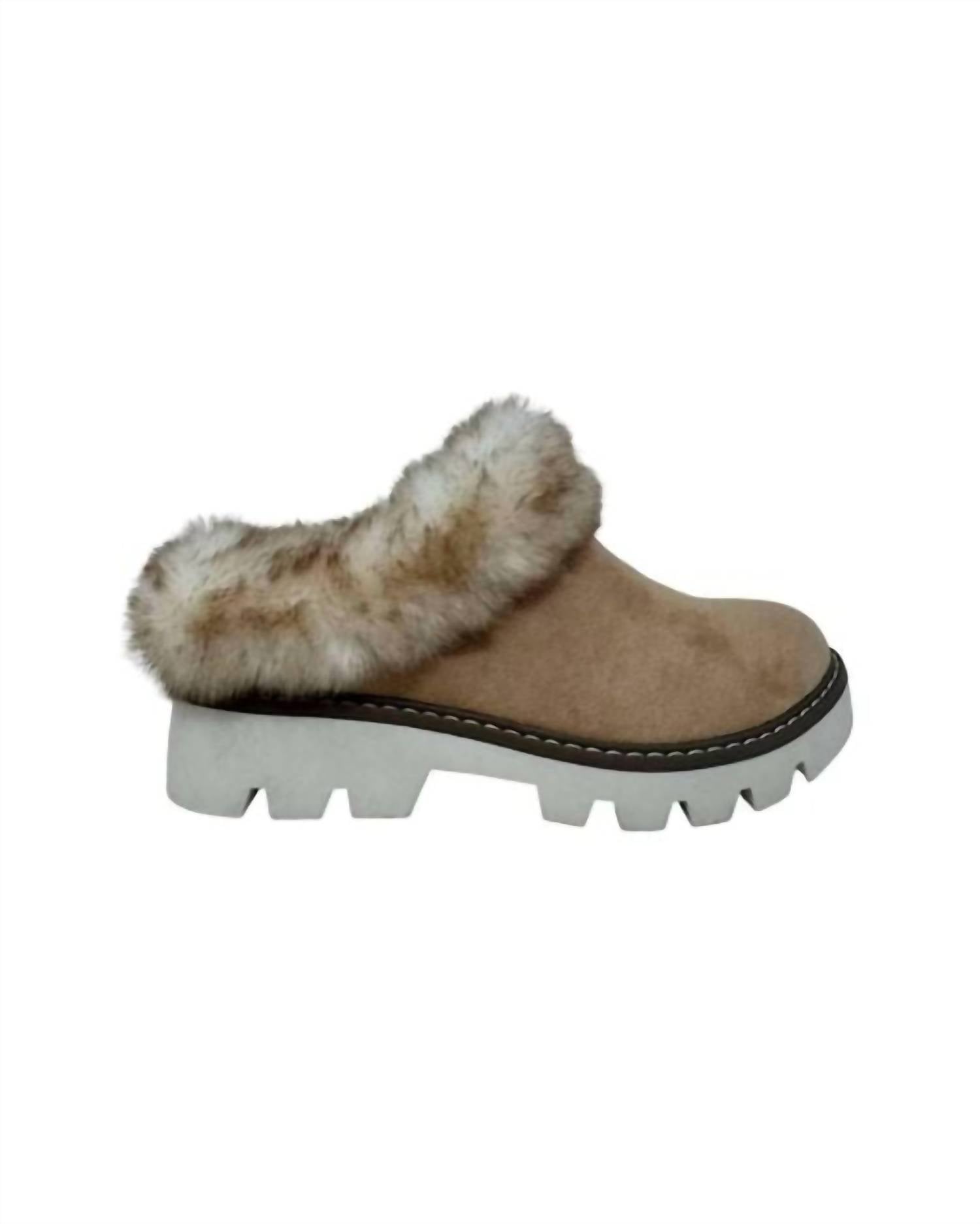 Very G - Women's Mahika Fur Lined Clogs
