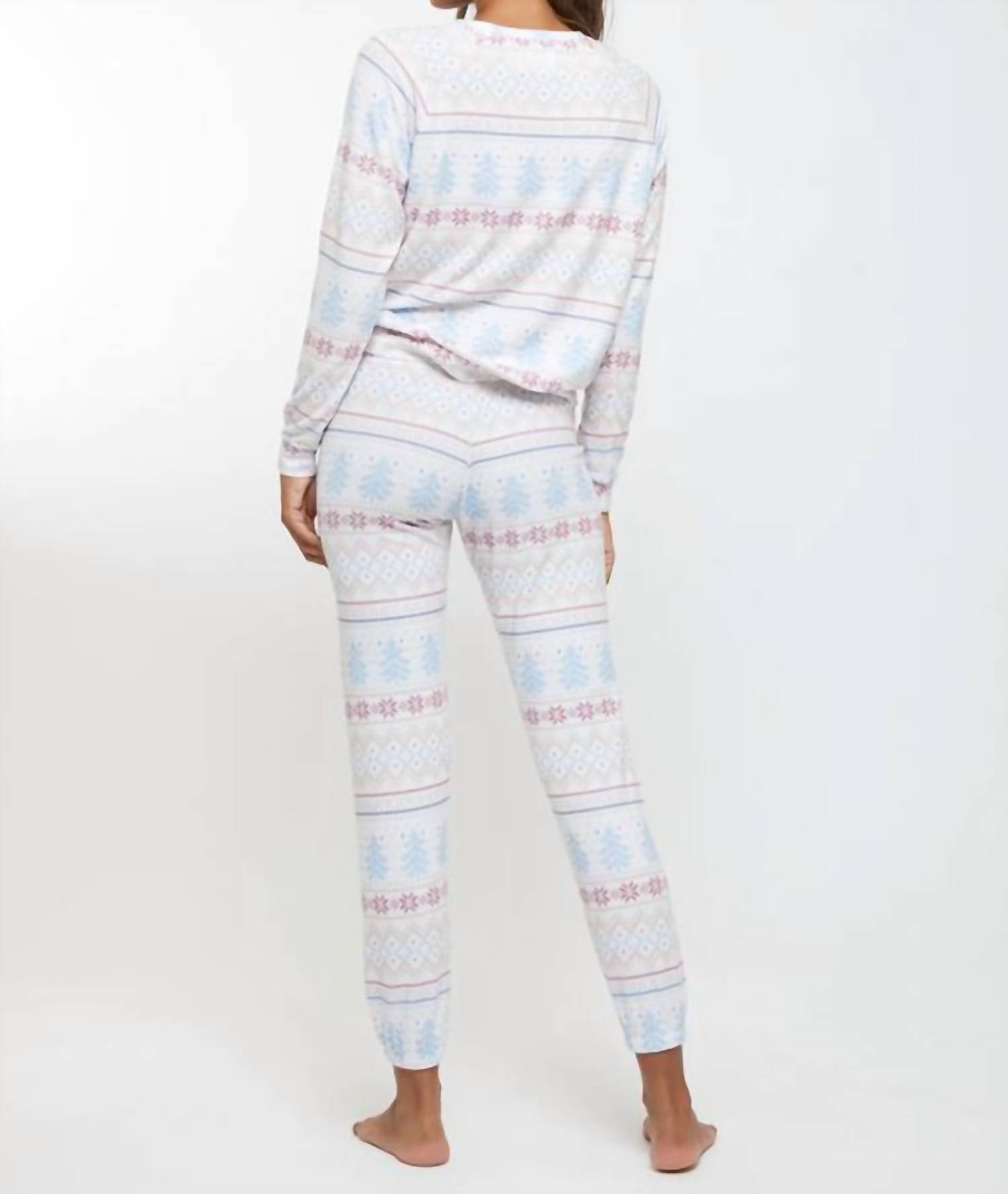 fair isle jogger