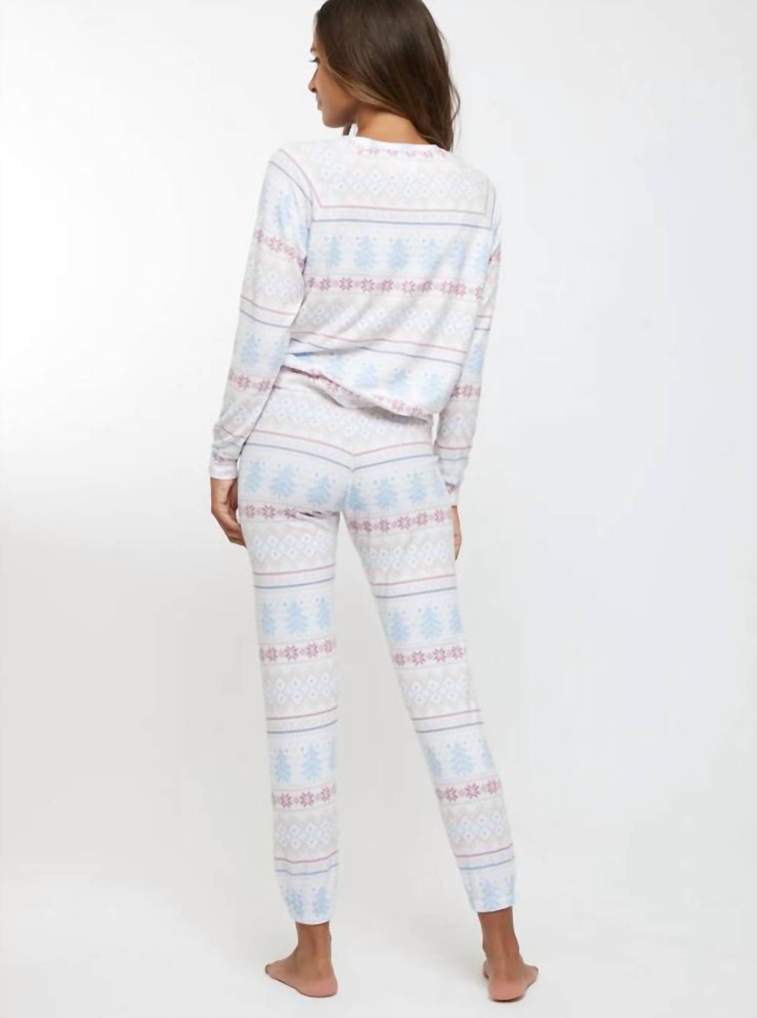 fair isle jogger