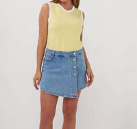 Esqualo - Rib Knit Top
