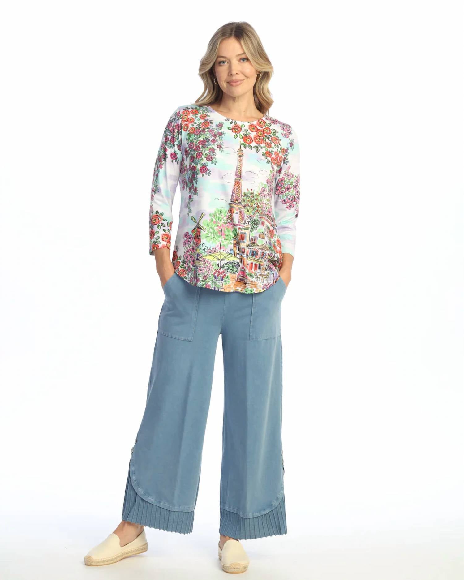 Jess & Jane - Round Hem Top