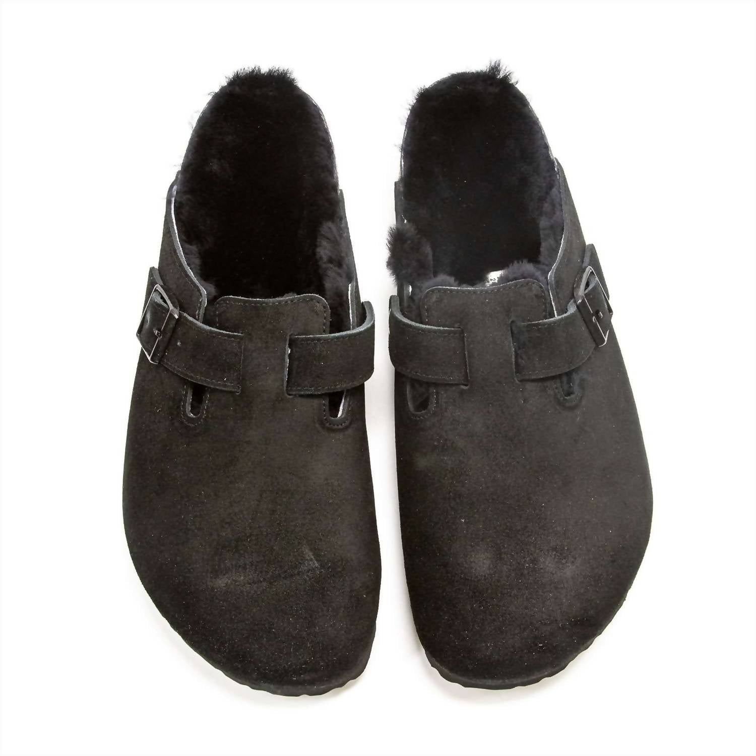Birkenstock - Men's Boston Shearling Suede Clogs