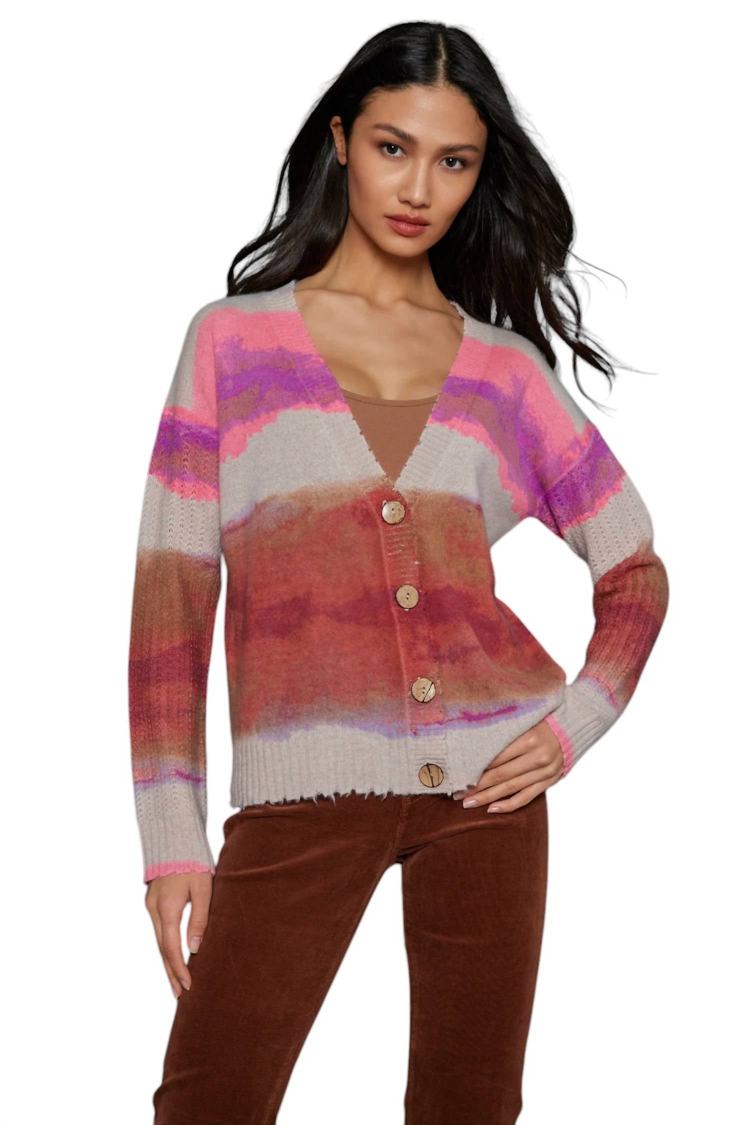 Lisa Todd - Color Coded Cashmere Cardigan