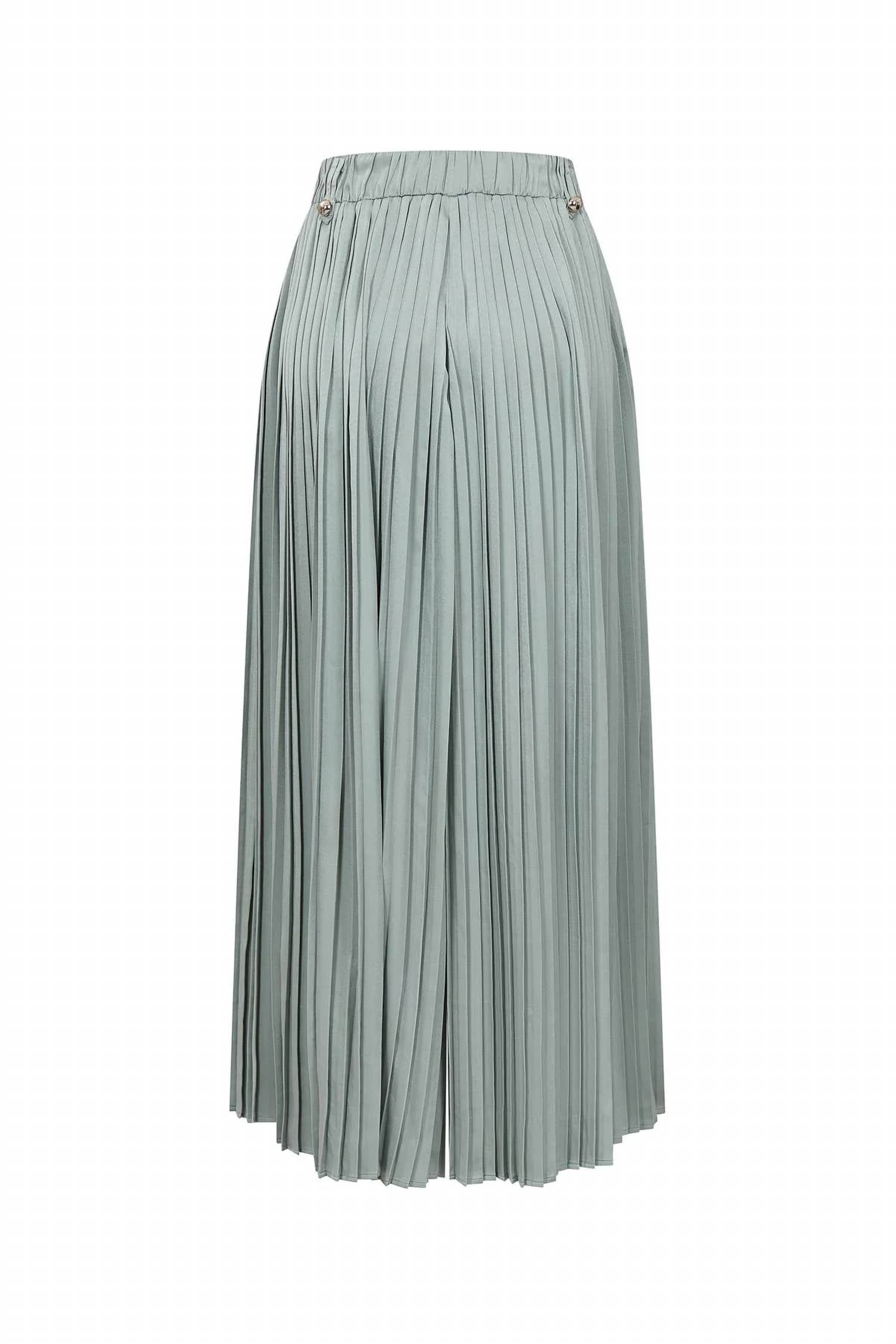 Rivir - Women's Pleated Wide Leg Pants