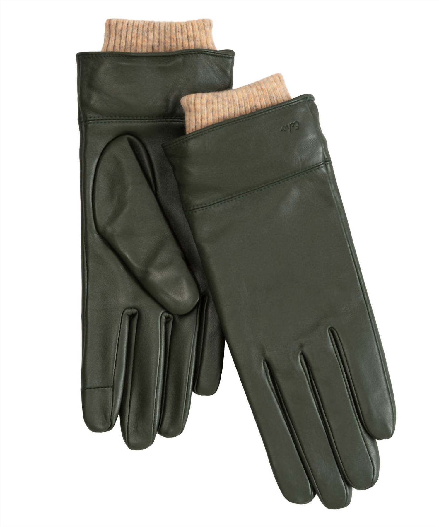 Echo - Rib Cuff Leather Glove