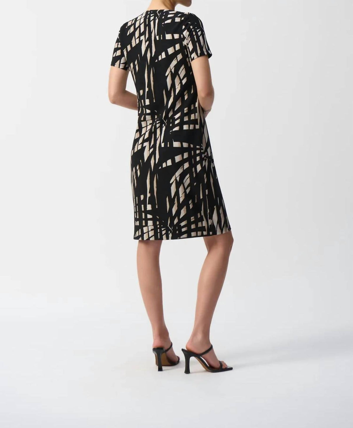 Joseph Ribkoff - Tropical Print Silky Knit Shift Dress