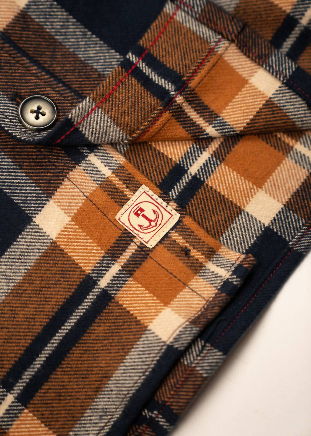 Iron & Resin Men's Quidel Shirt in navy - men's shirt - alternate view