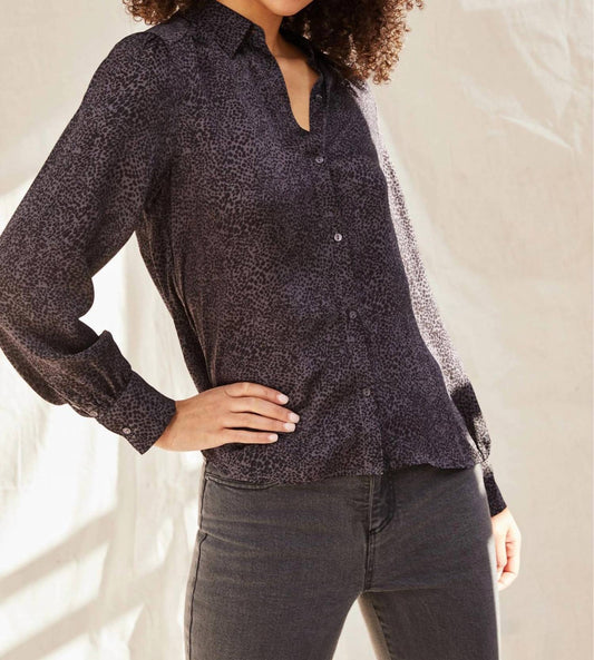 Ecru - micro cheetah shirt