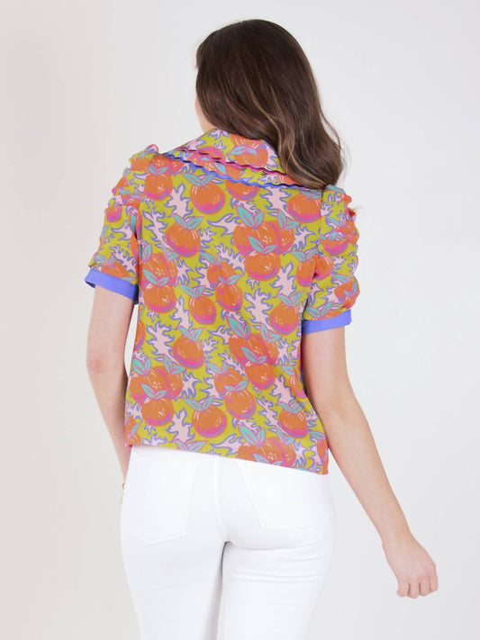 Emily Mccarthy - Cameron Ruched Sleeves Top