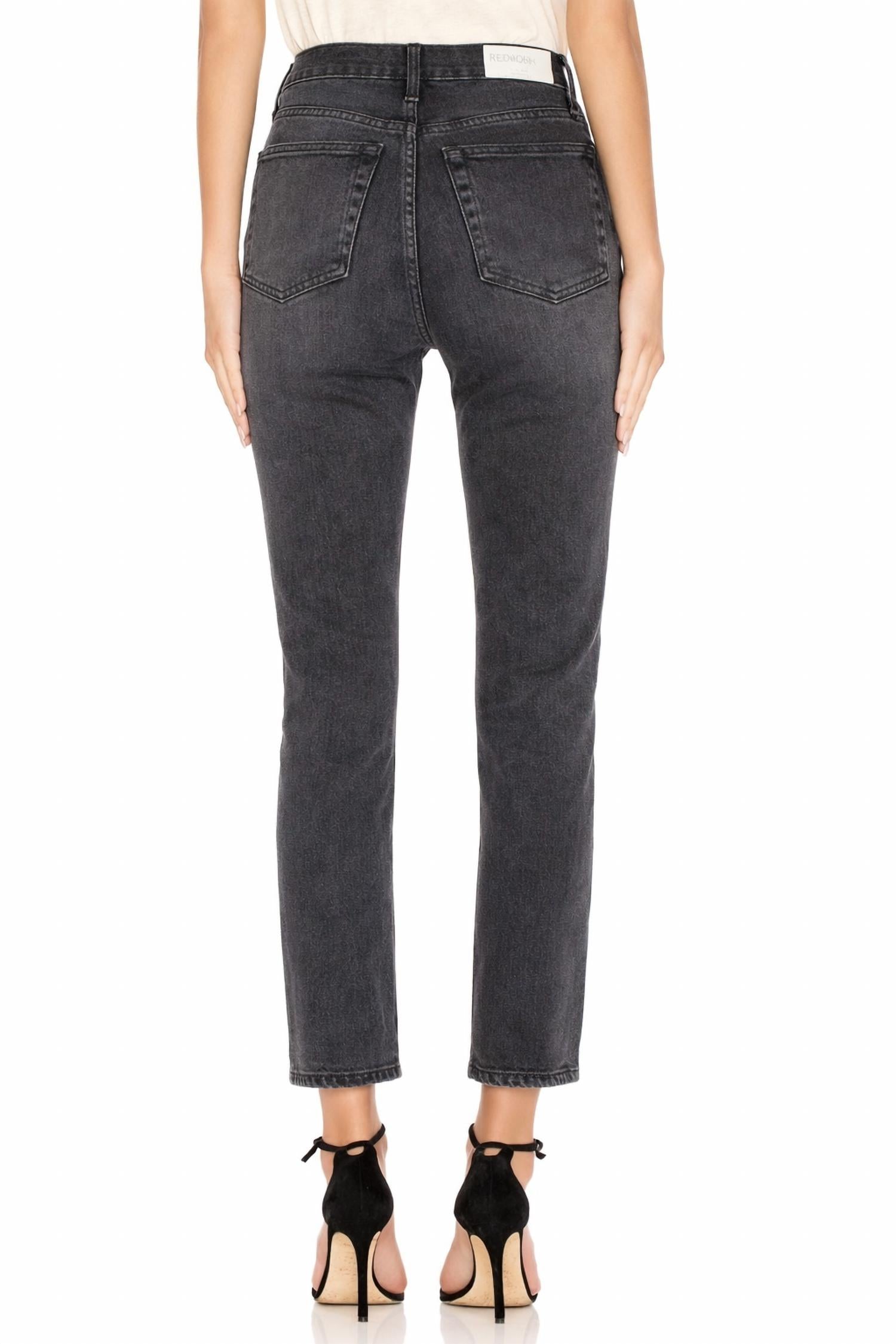 Re/Done - Double Needle Crop Jeans
