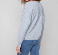 Charlie B - Dolman Sleeve Sweater With Lurex