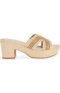 Chocolat Blu - WOMEN GEN RAFFIA PLATFORM SANDAL