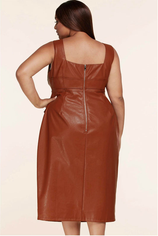 L'Atiste - Zip Up Midi Dress