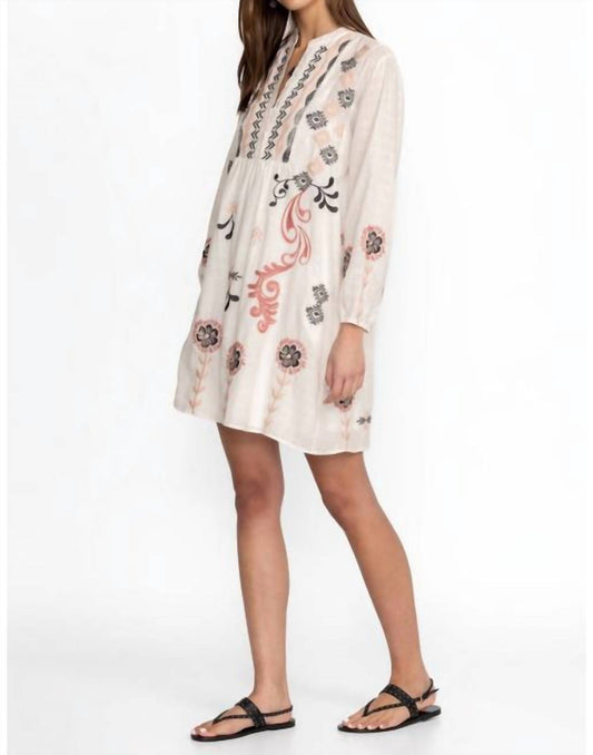 Johnny Was - BELLANIA BUTTON YOKE FIELD SLIP DRESS