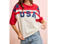 Bibi - Usa Patchwork Top