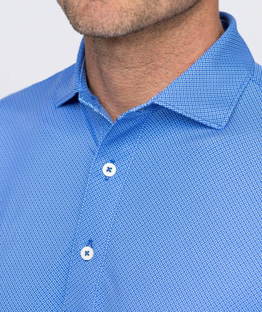 Turtleson - Clarence Mini Diamond Jacquard Polo
