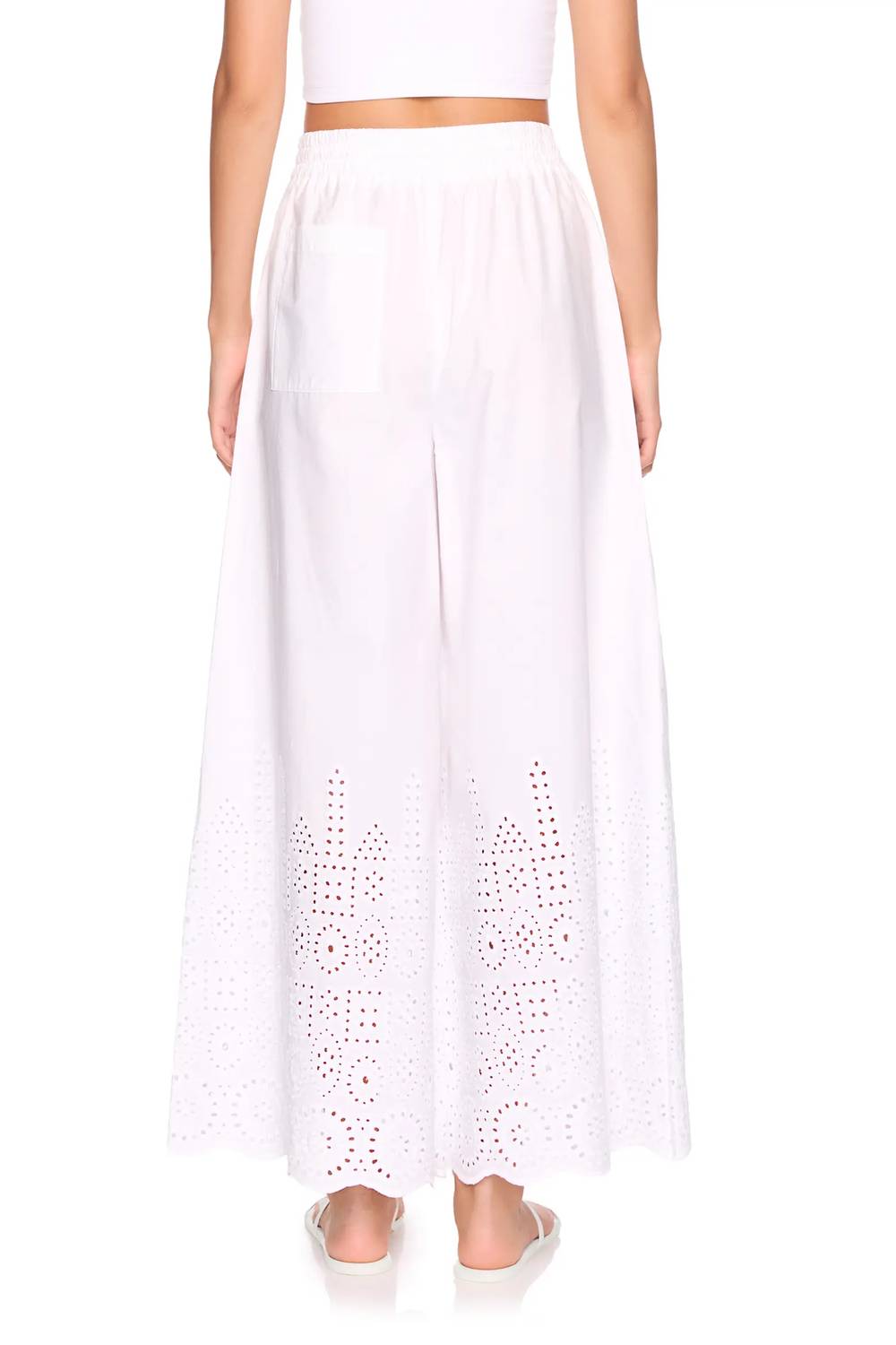 Susana Monaco - Embroidered Wide Leg Pants