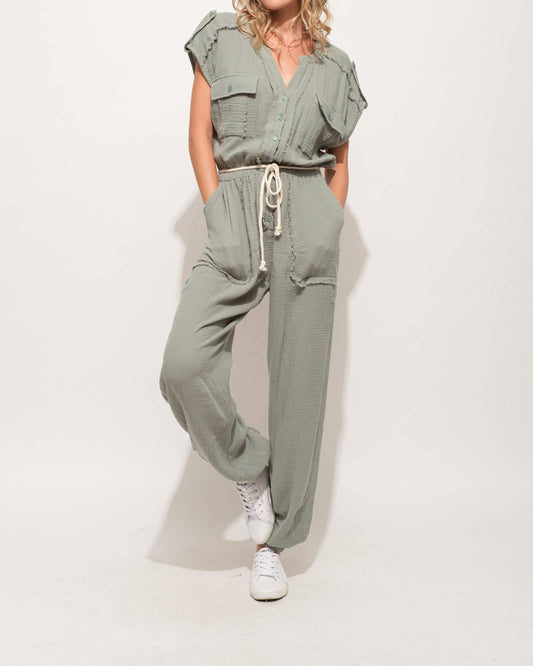 And The Why - One More Time Utility Jumpsuit