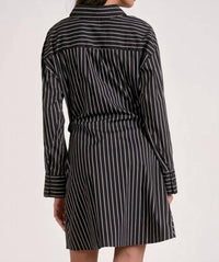 Elan - Striped Shirt Dress