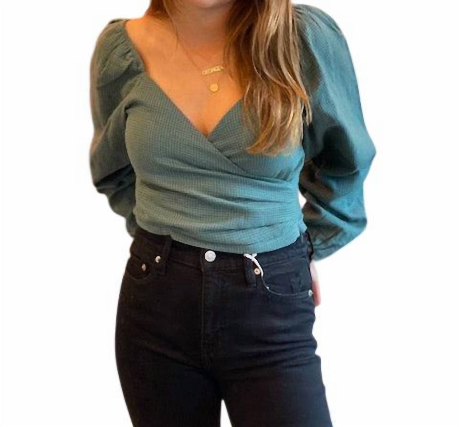 Osamore - Plaid Crop Top