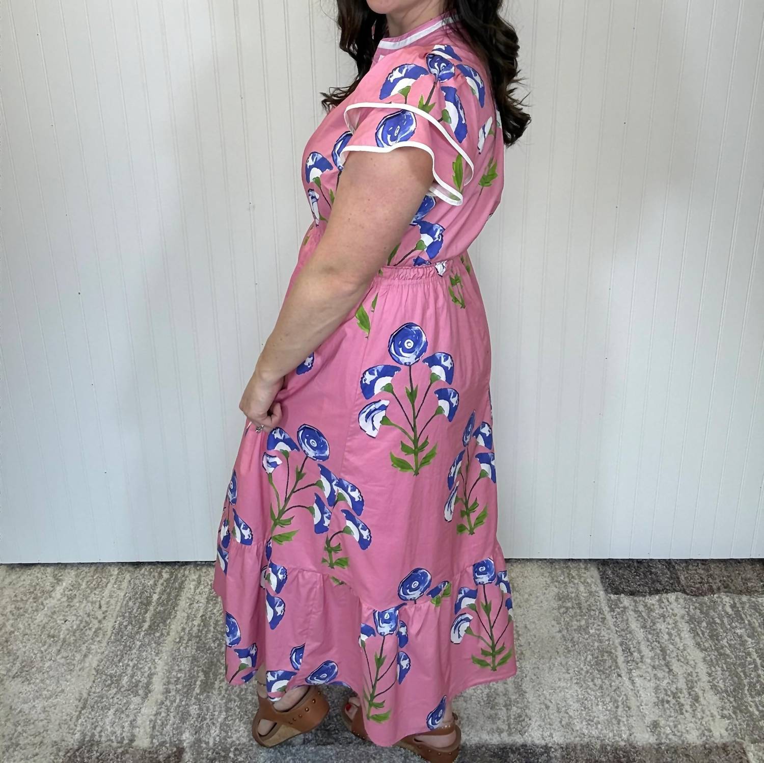 Umgee - Meadow Print Midi Dress