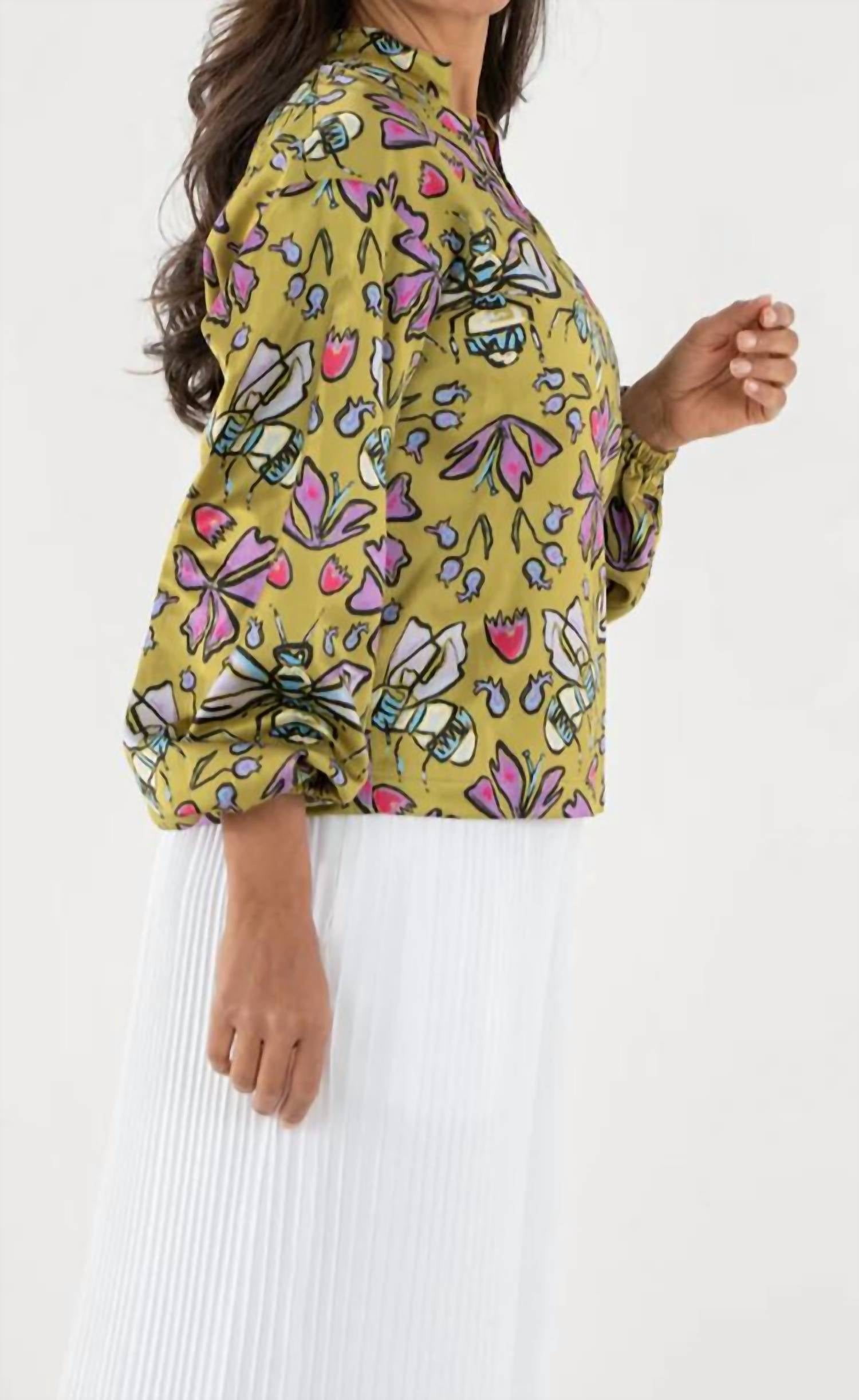 Emily Mccarthy - Lolli Blouson Sleeves Top