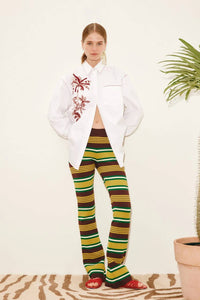 Alemais - Clover Knit Flared Leg Pant