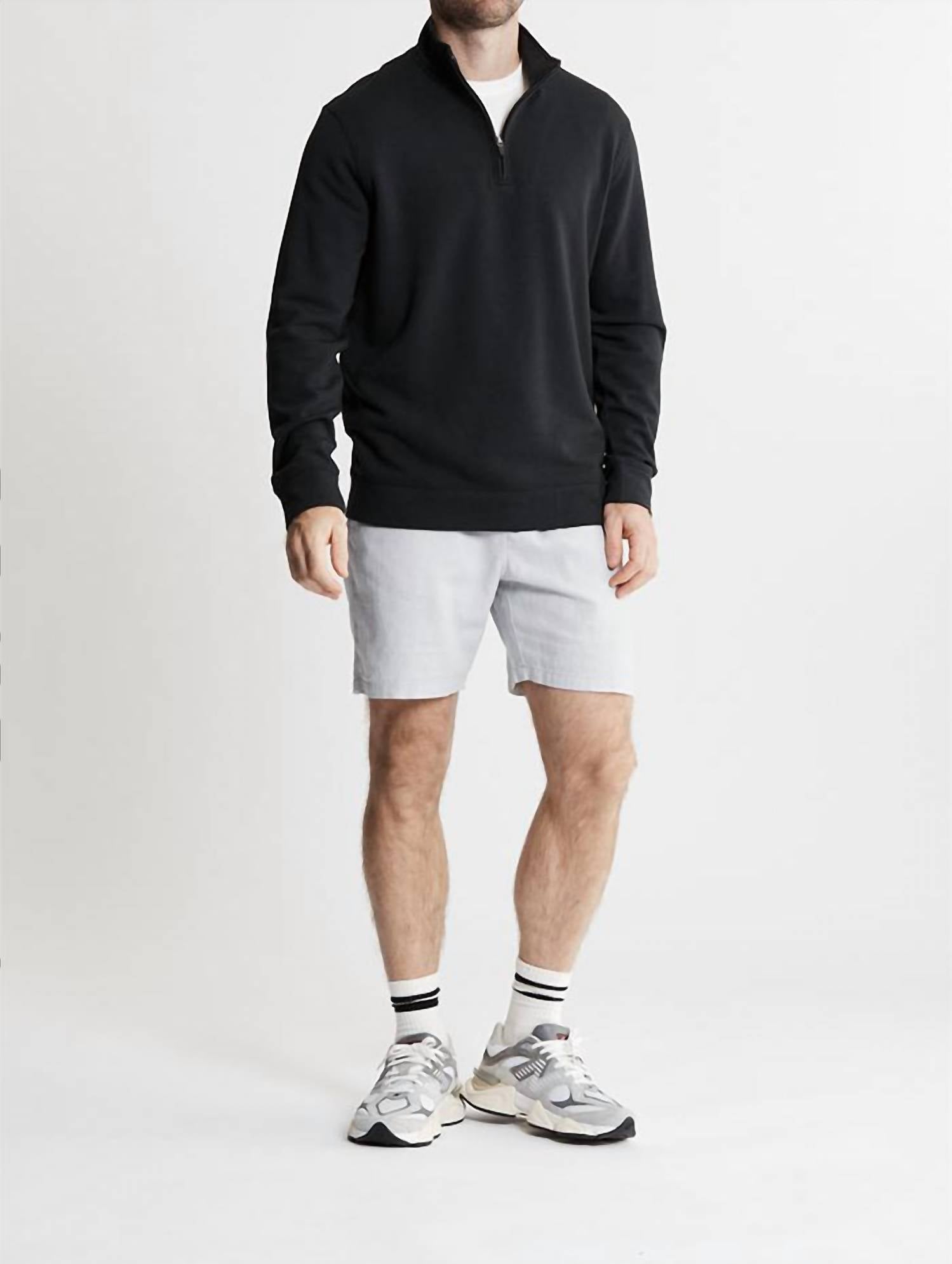 Jachs New York - Soft Touch Fleece Quarter Zip Pullover Sweater