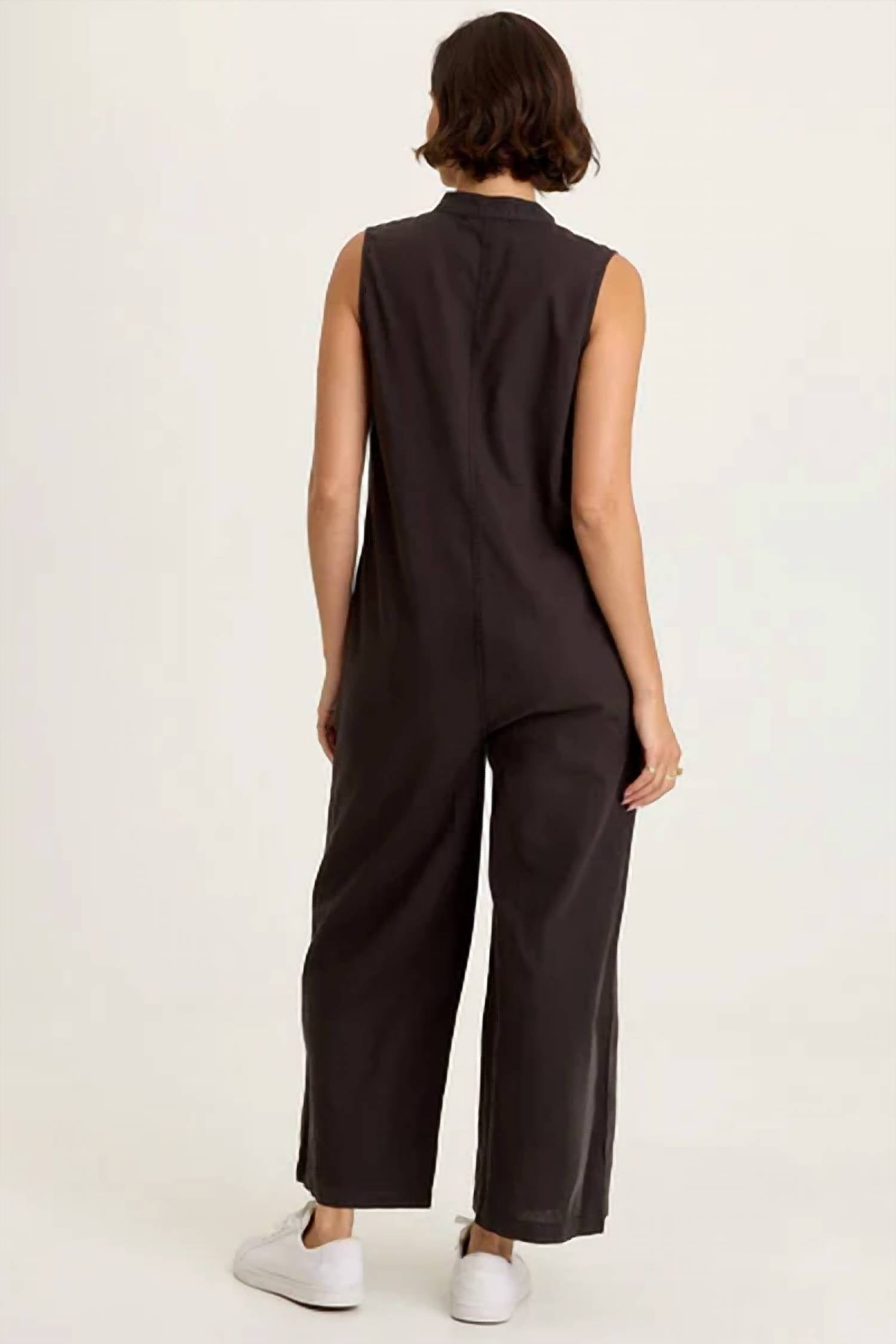 Xcvi - Tawnie Linen Button-up Jumpsuit
