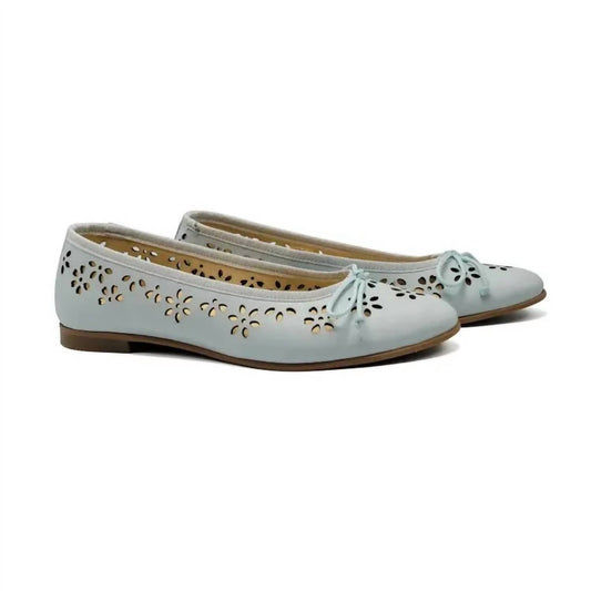 Andanines - Women's Flower Cut Out Ballet Flat