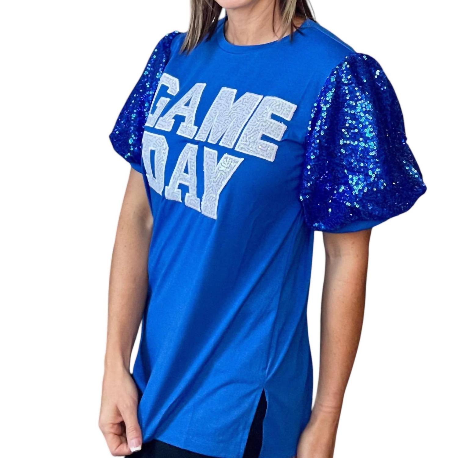 Sunshine & Rodeos - Game Day Sequin Top
