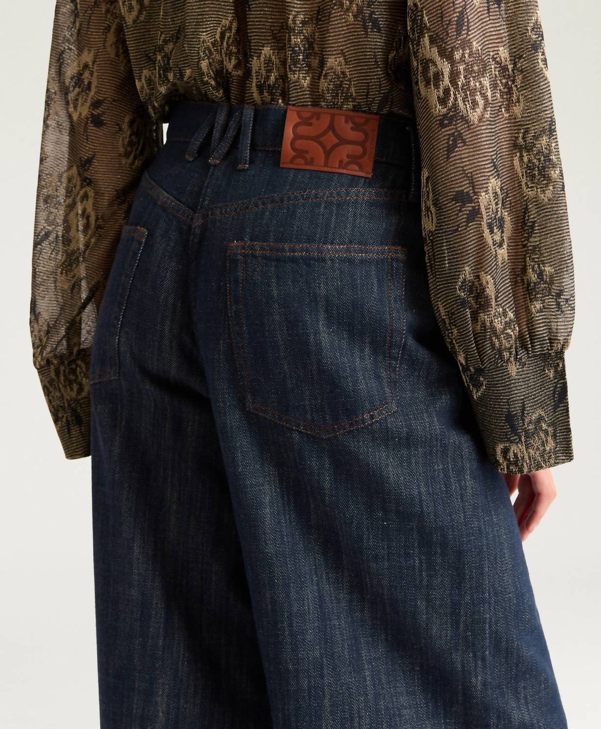 Momoni - Aoki Yarn Dyed Denim Pants