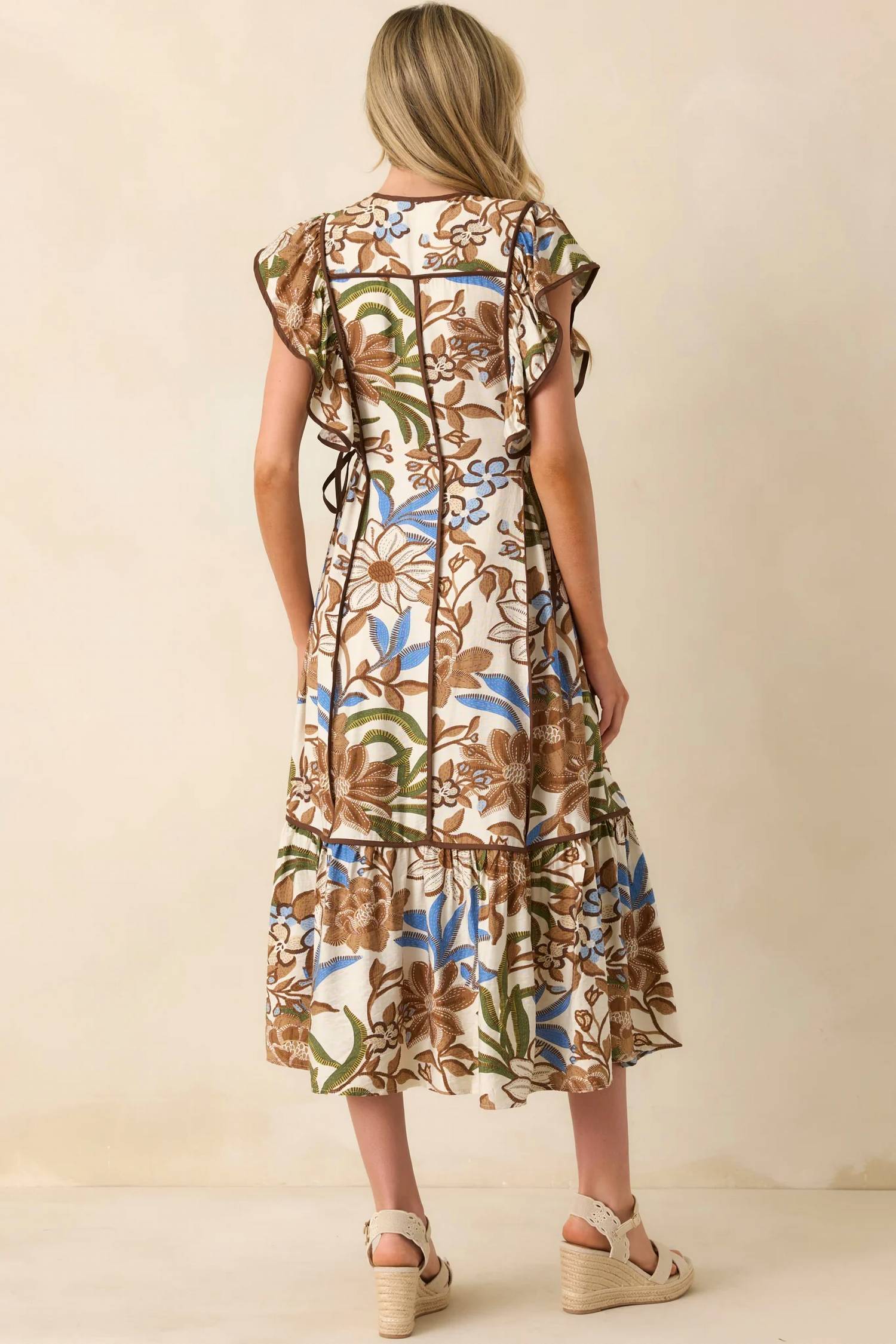 Entro - Bree Floral Midi Dress