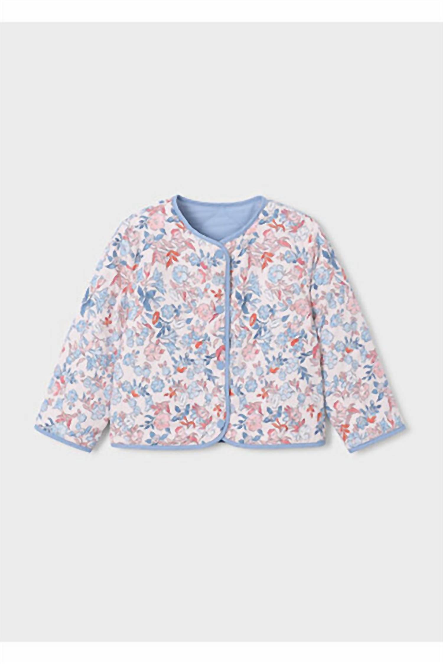 Mayoral - Girls Celeste Reversible Quilted Jacket