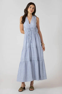 Dex Clothing - Pleat Detail Smocked Waist Dress