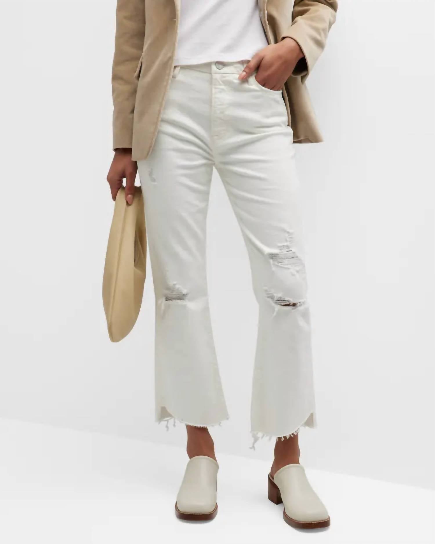 Frame - Le Super High Crop Mini Boot Jean