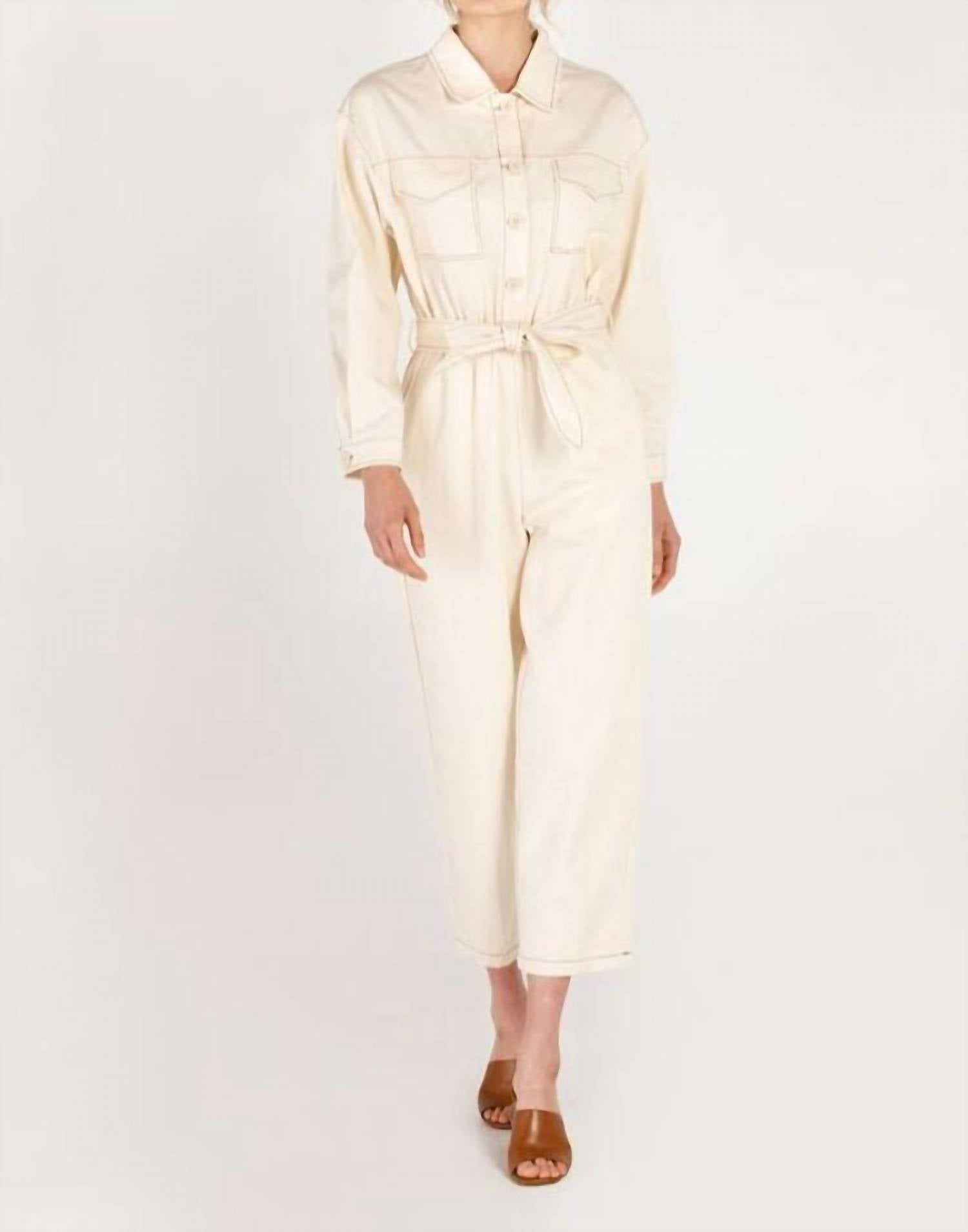 Moodie - Contrast Stitch Jumpsuit