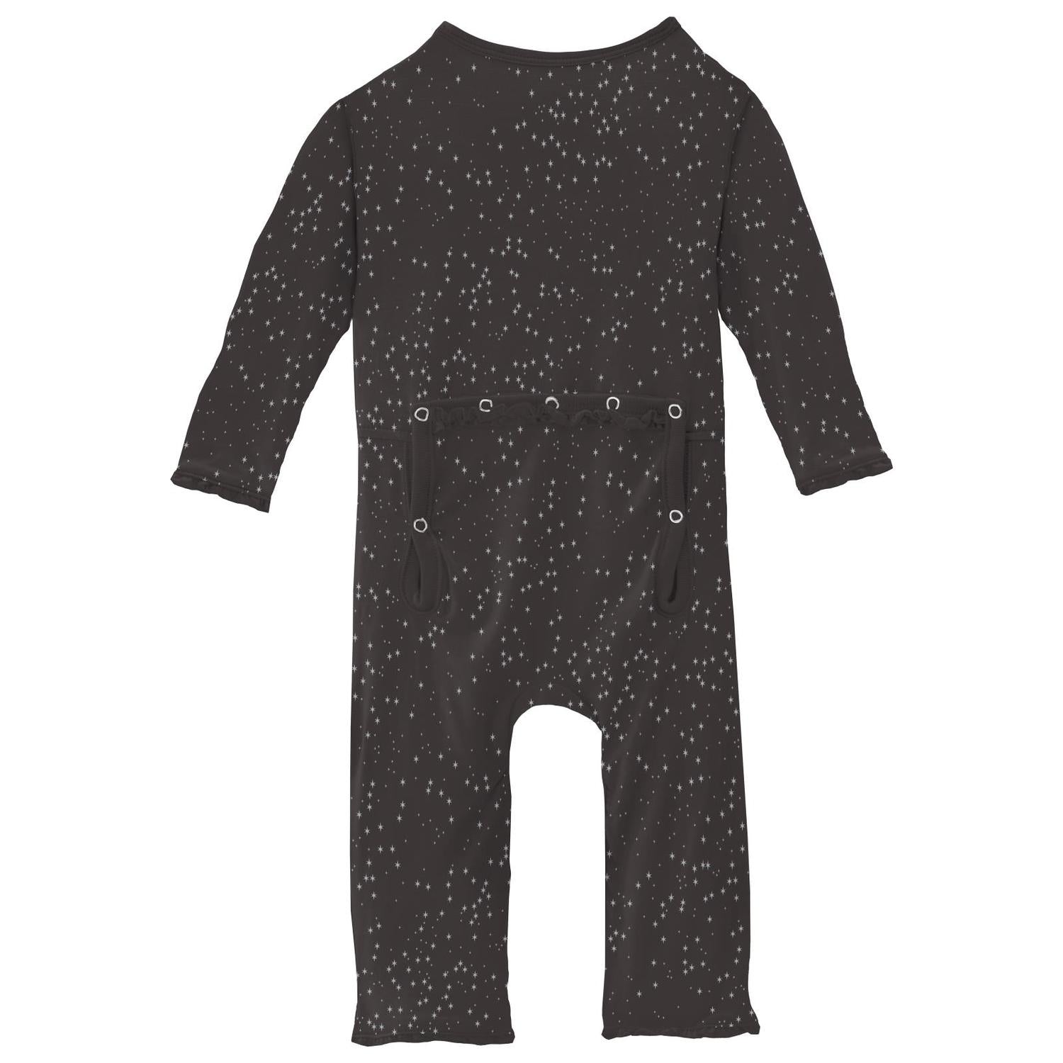 Kickee - Kids' Muffin Ruffle Coverall with Snaps